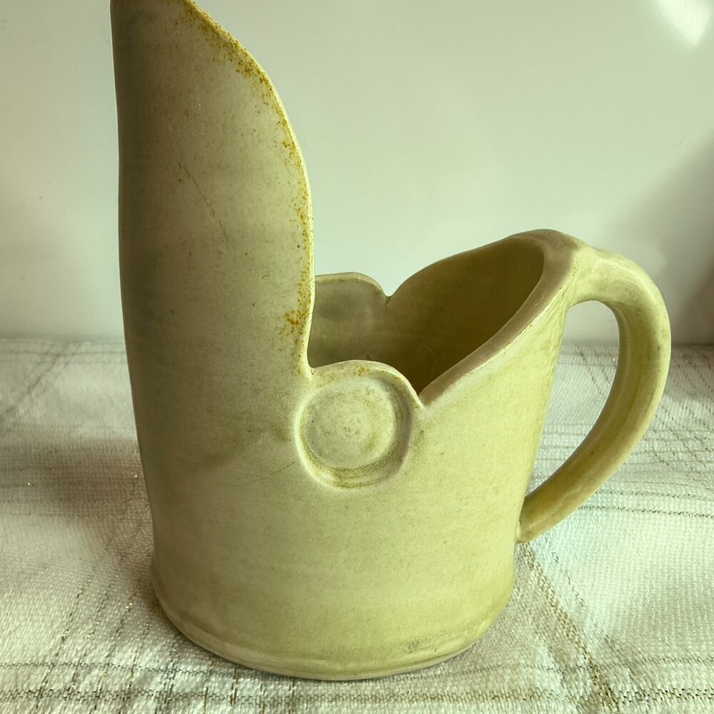 Salt Glazed Signed Beer Tankard or Pitcher
